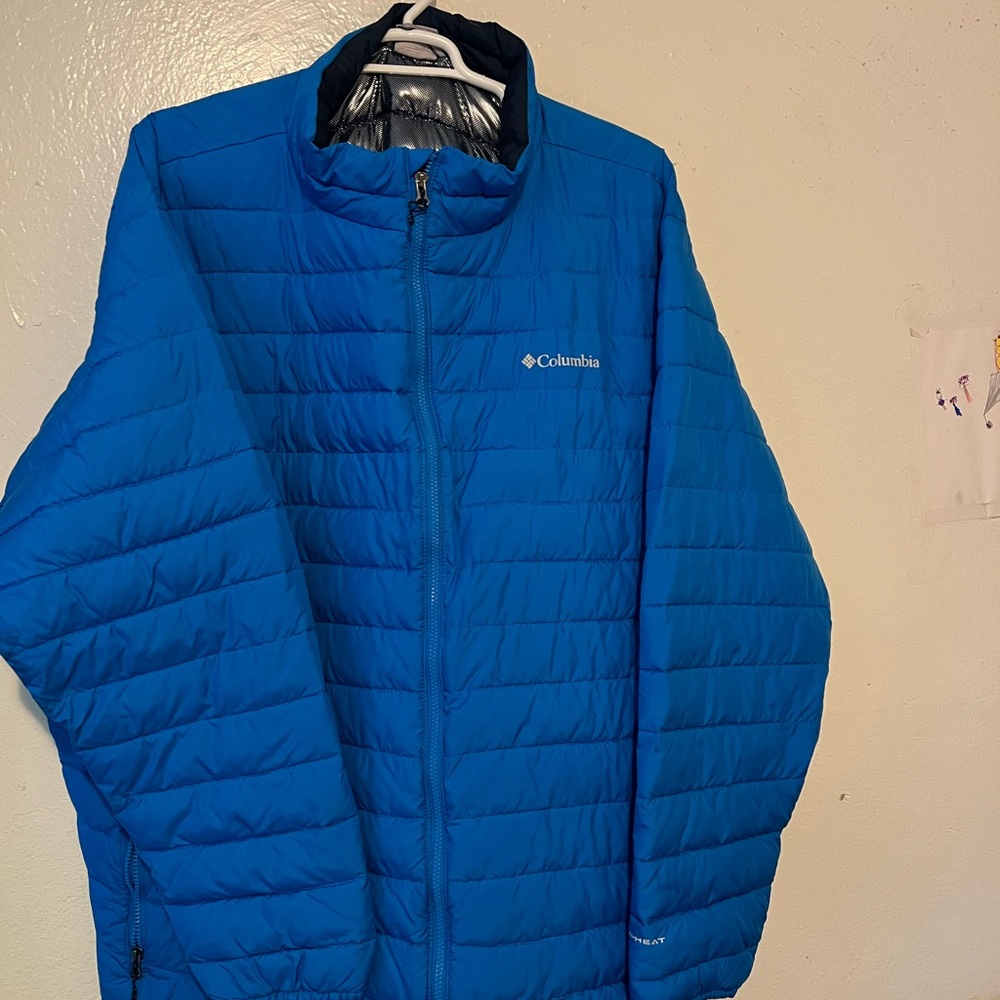 Columbia Blue Puffer Jacket